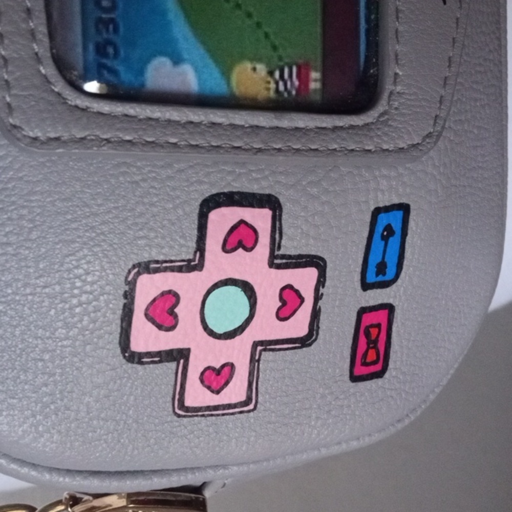 New! BETSEY JOHNSON Game Controller Crossbody Shoulder Bag Purse. - Picture 9 of 12